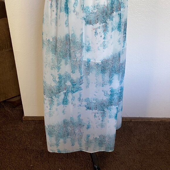 Mossimo Lightweight Polyester Floral Print Lined Pleated Maxi Skirt - Picture 4 of 11